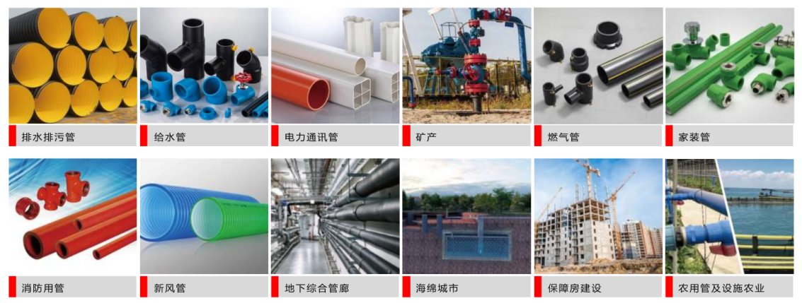 聯塑提供全領域的管道及管件產品